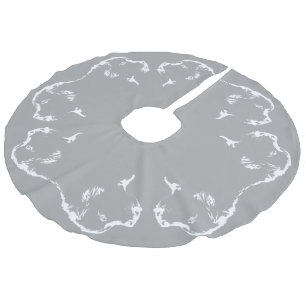 Weihnachtsbaum-Rock-Hunde Tree-Röcke Leinenimitat Weihnachtsbaumdecke