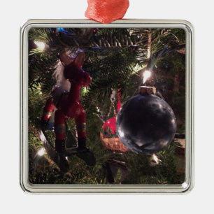 Weihnachtsbaum-Rockpferd Ornament Aus Metall