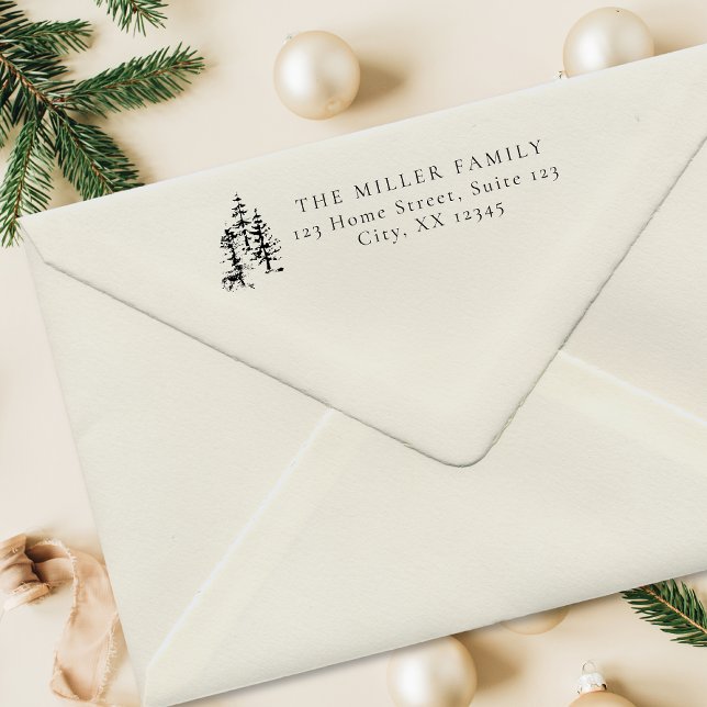 Weihnachtsbaum | Rücksendeadresse Permastempel (Von Creator hochgeladen)