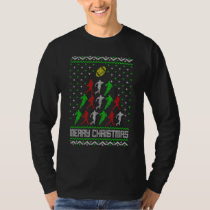 Weihnachtsbaum Rugby T-Shirt