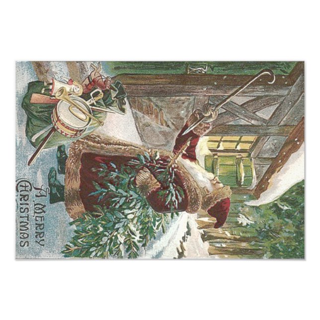 Weihnachtsbaum Sack der Hütte von Spielzeug Fotodruck (Vorne)