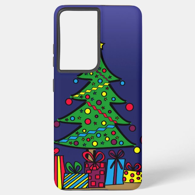 Weihnachtsbaum Samsung Galaxy Hülle (Rückseite)