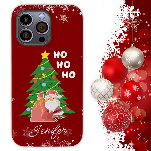 Weihnachtsbaum | Santa | Geschenk anpassbar Case-Mate iPhone 14 Pro Max Hülle (Von Creator hochgeladen)