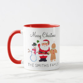 Weihnachtsbaum Santa Gingerbrot Mann Tasse