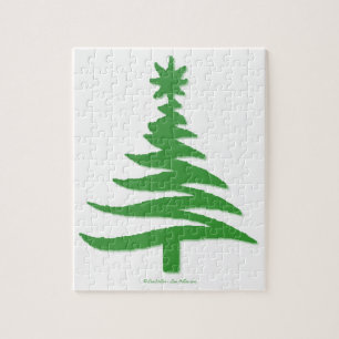 Weihnachtsbaum Schablone Grün