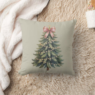 Weihnachtsbaum-Schleife Coquette Xmas Kissen