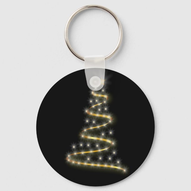 Weihnachtsbaum Schlüsselanhänger (Vorderseite)