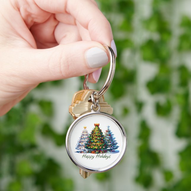 Weihnachtsbaum Schlüsselanhänger (Hand)