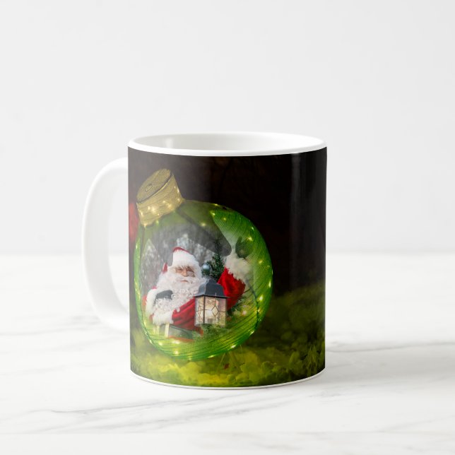 Weihnachtsbaum-Schmuck Vorlage Kaffeetasse (Vorderseite Links)