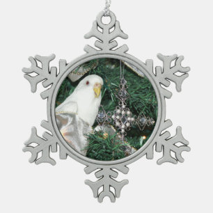 Weihnachtsbaum Schneeflocken Zinn-Ornament