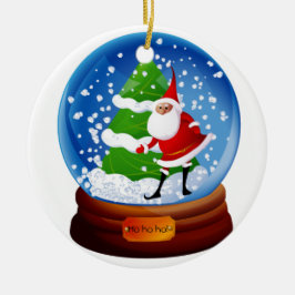 Weihnachtsbaum Schneeglobe Fügen Sie Ihren Namen h Keramik Ornament
