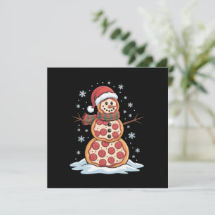 Weihnachtsbaum Schneemann Weihnachtsmann Hut Weihn Feiertagskarte