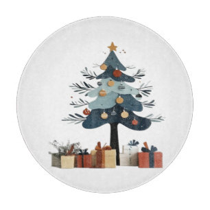 Weihnachtsbaum Schneidebrett