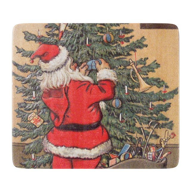 Weihnachtsbaum Schneidebrett (Vorderseite)