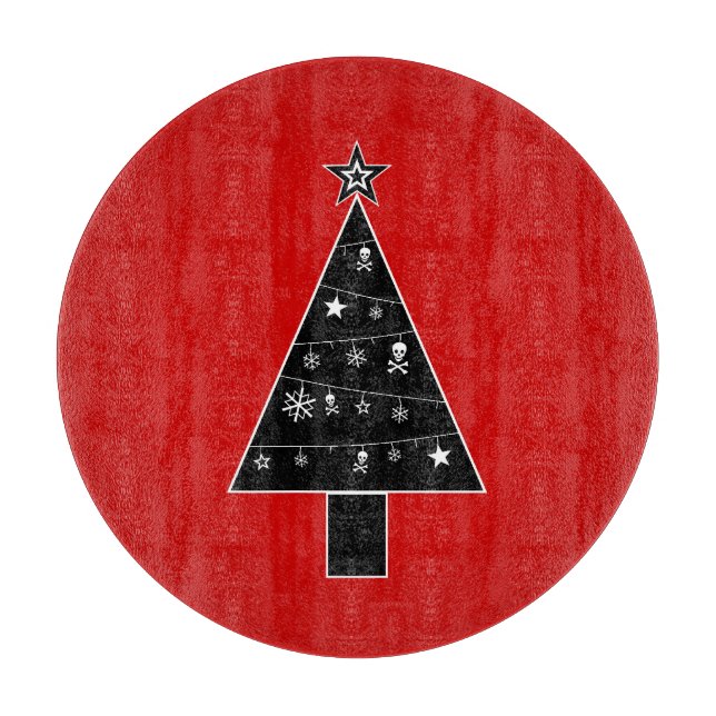 Weihnachtsbaum Schneidebrett (Vorderseite)