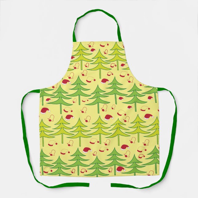 Weihnachtsbaum Schöne Küche Backen Schürze (Vorderseite)