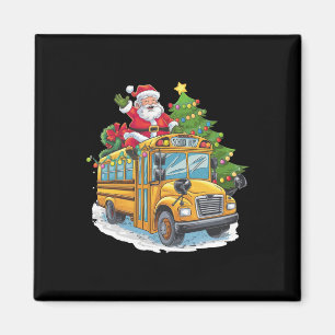 Weihnachtsbaum-Schulbus-Fahrer-Kostüm Erwachsene A Magnet