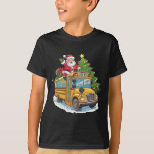 Weihnachtsbaum-Schulbus-Fahrer-Kostüm Erwachsene A T-Shirt
