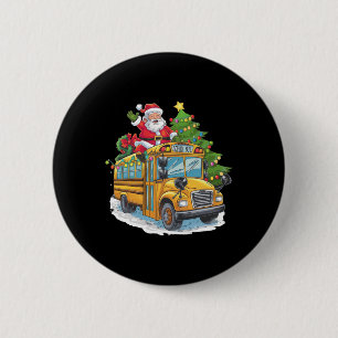 Weihnachtsbaum-Schulbusfahrer-Kostüm für Erwachsen Button