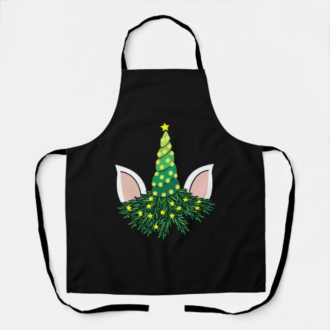 Weihnachtsbaum Schürze (Vorderseite)