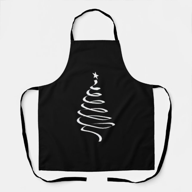 Weihnachtsbaum Schürze (Vorderseite)