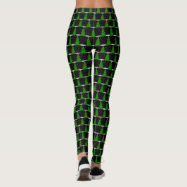 Weihnachtsbaum (schwarz) Leggings