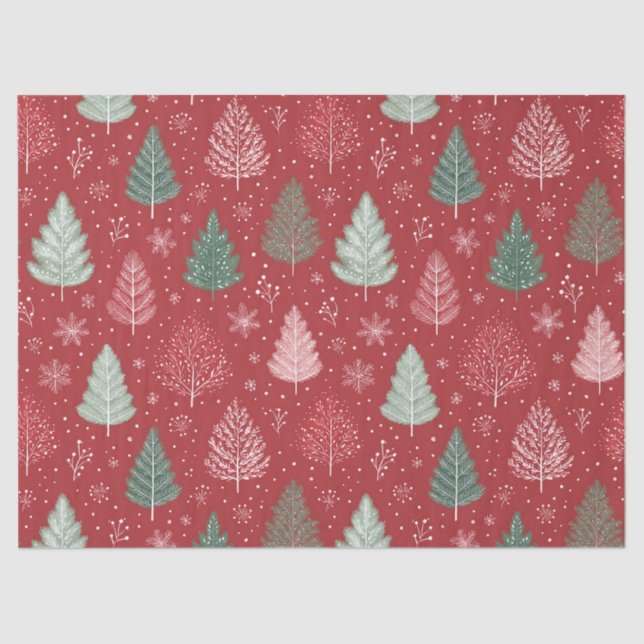 Weihnachtsbaum Seidenpapier (Vorderseite)