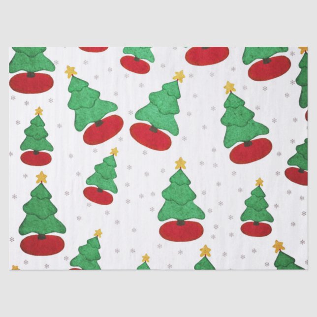 Weihnachtsbaum Seidenpapier (Vorderseite)