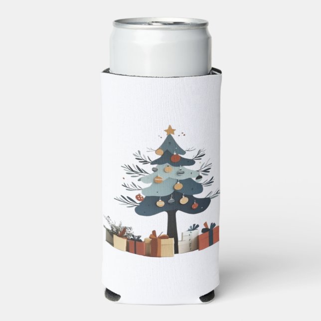 Weihnachtsbaum Selters Dosenkühler (Seltzer Vorderseite)
