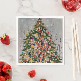 Weihnachtsbaum Serviette