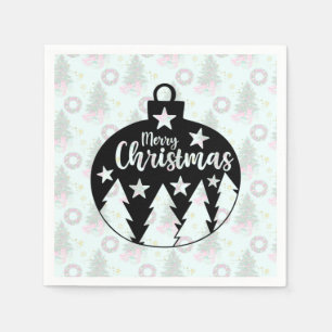 Weihnachtsbaum Serviette