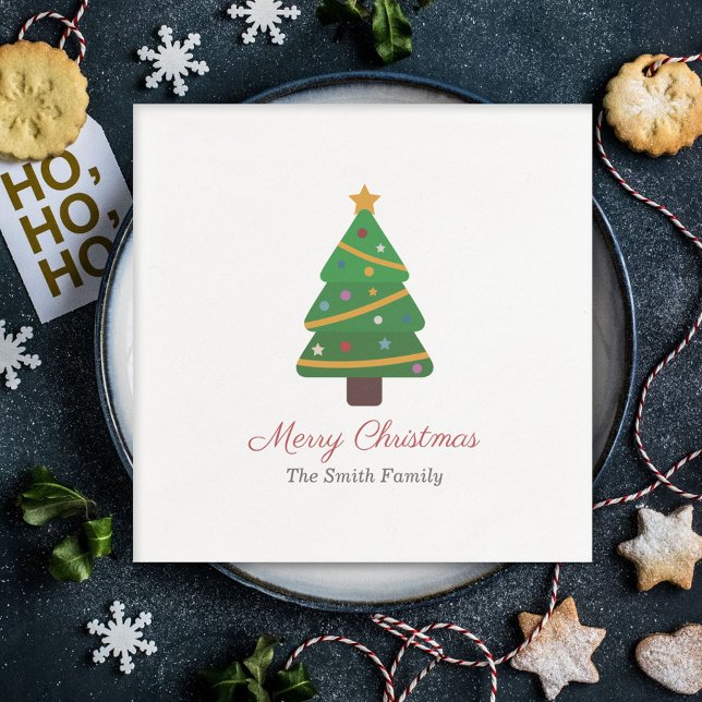 Weihnachtsbaum Serviette (Christmas Tree Napkins)
