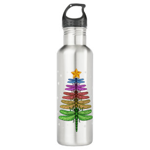Weihnachtsbaum Shirt Insekt Lover Xmas C Edelstahlflasche