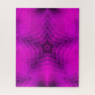 Weihnachtsbaum Silhouette & Lila Star Gradient