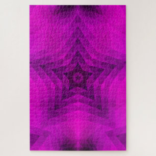 Weihnachtsbaum Silhouette & Lila Star Gradient