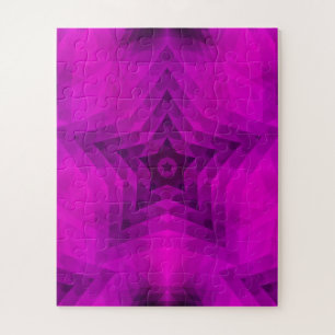 Weihnachtsbaum Silhouette & Lila Star Gradient