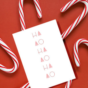 Weihnachtsbaum Skandi Minimalistisch Einfacher Fei Postkarte
