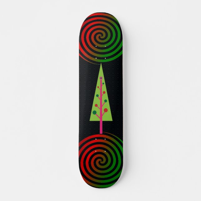 Weihnachtsbaum Skateboard (Vorne)