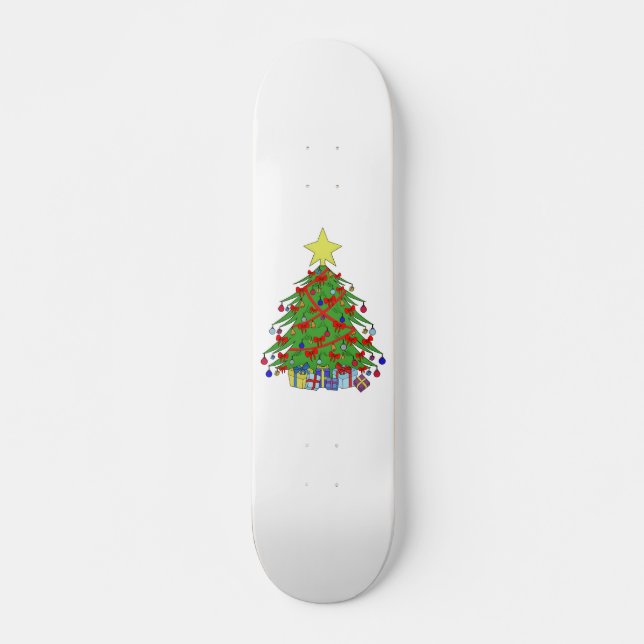 Weihnachtsbaum Skateboard (Vorne)