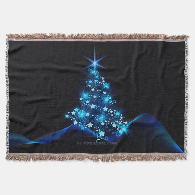 Weihnachtsbaum SlipperyJoe strahlt blau s Decke (Vorderseite)