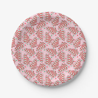 Weihnachtsbaum-Snack-Kuchen-Papierplatten Pappteller