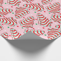 Weihnachtsbaum-Snack-Torte-Verpackungspapier