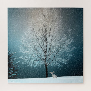 Weihnachtsbaum & Snow Jigsaw Puzzle