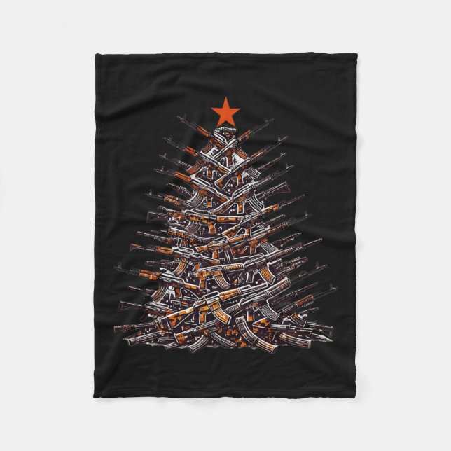 Weihnachtsbaum Sonnen Weihnachten Weihnachten 2024 Fleecedecke (Vorderseite)