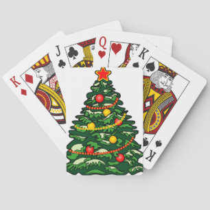 Weihnachtsbaum Spielkarten