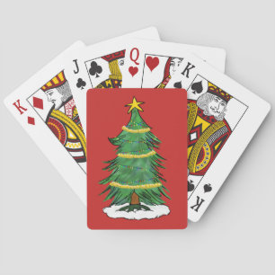 Weihnachtsbaum-Spielkarten Spielkarten