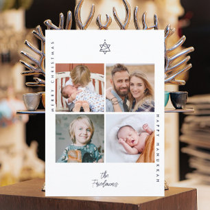 Weihnachtsbaum-Star von David Feiertagskarte