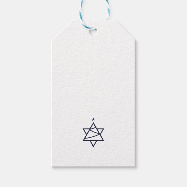 Weihnachtsbaum-Star von David Geschenkanhänger (Vorderseite)