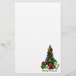 Weihnachtsbaum stationär briefpapier