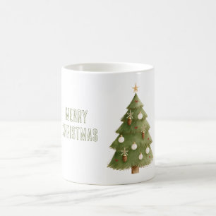 Weihnachtsbaum-Stern-Ornamente Kaffeetasse